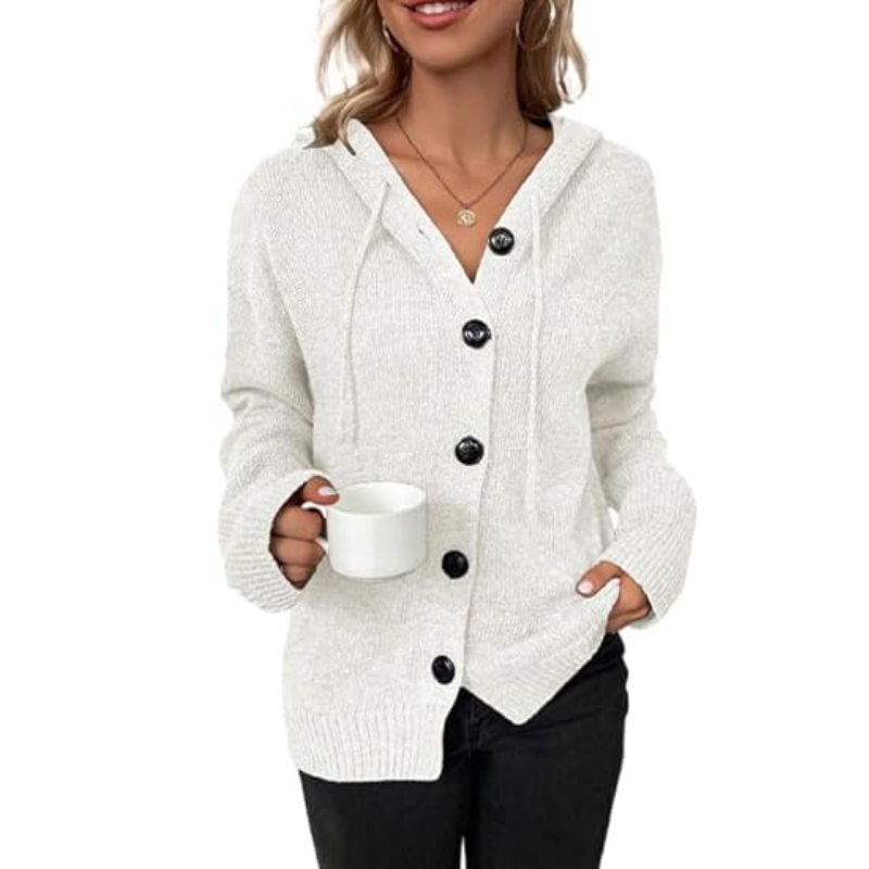 Nora | Women's Cozy Knit Cardigan with Buttons