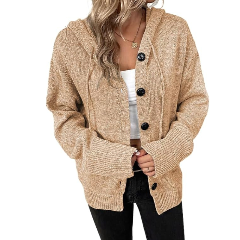 Nora | Women's Cozy Knit Cardigan with Buttons