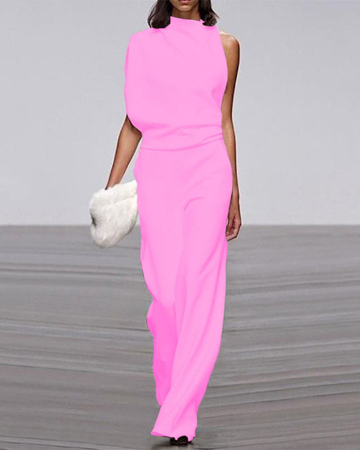 Elegant High-Neck Jumpsuit for Women