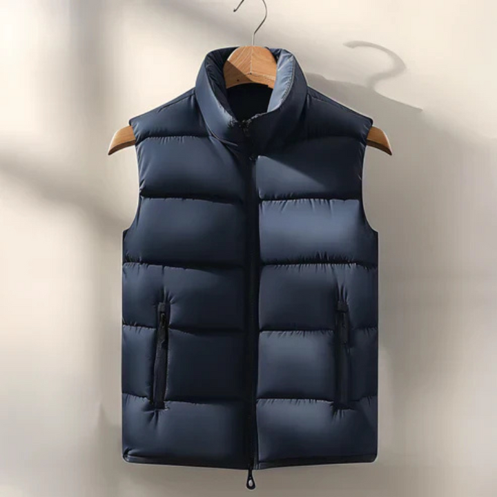 Beau | Men's Gilet with Zipper Closure