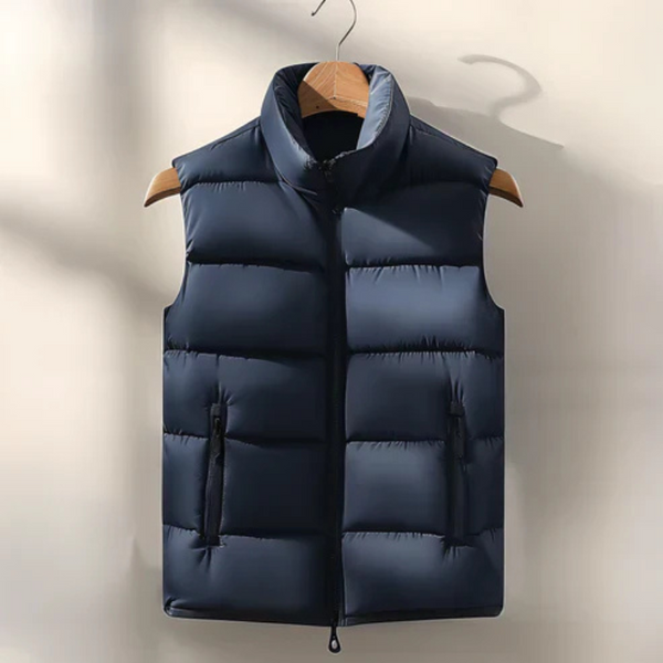 Beau | Men's Gilet with Zipper Closure