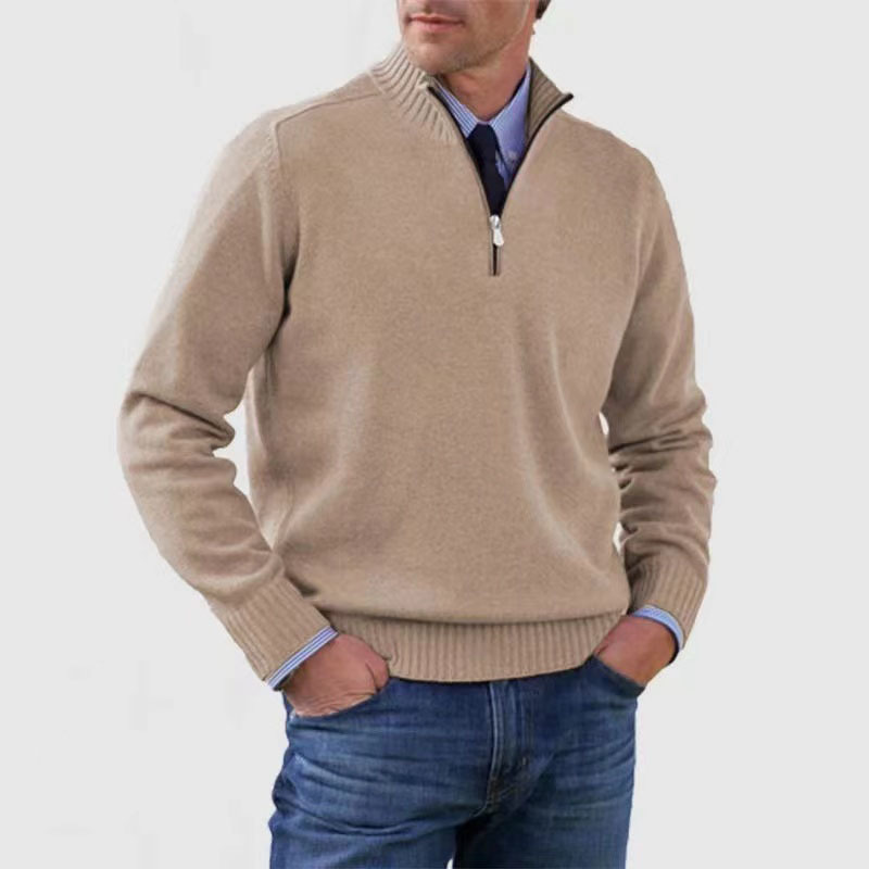 Samuel | Half-zip sweater for men