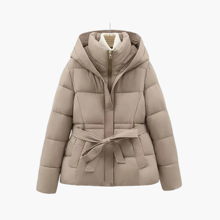 Nora | Elegant Women's Belted Winter Parka Coat