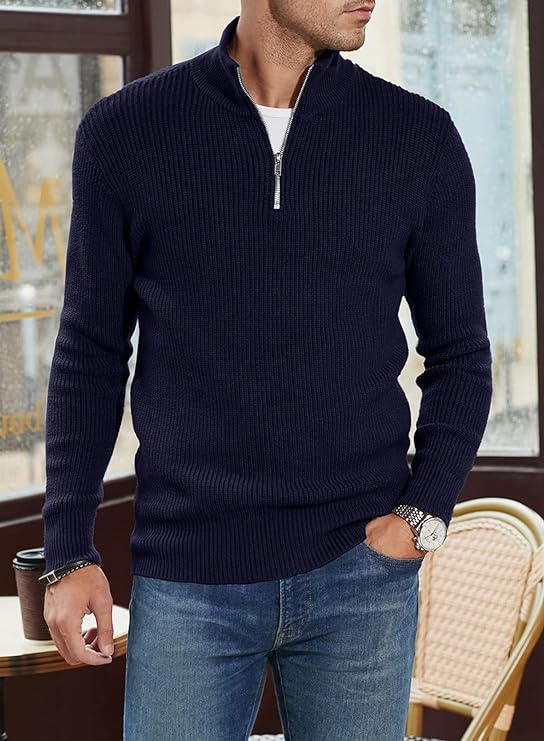 TOMMY | Stylish Zipper Pullover for Men