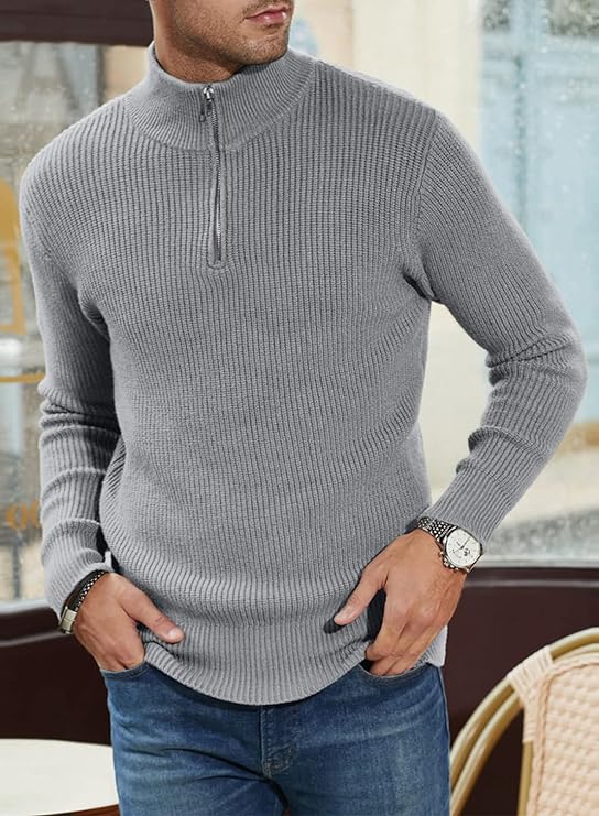 TOMMY | Stylish Zipper Pullover for Men
