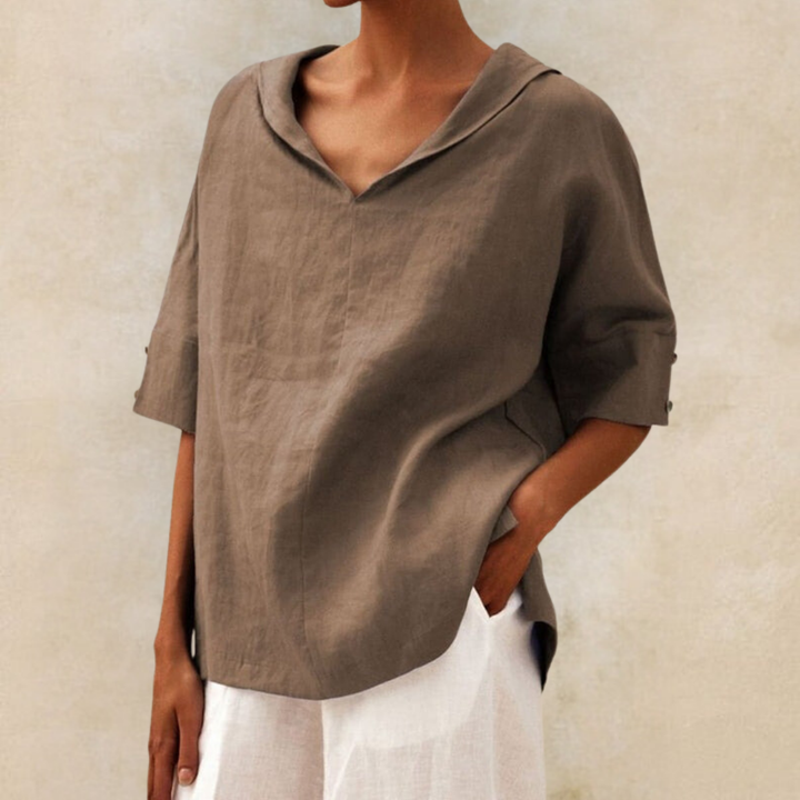 Relaxed Fit Casual Blouse for Women