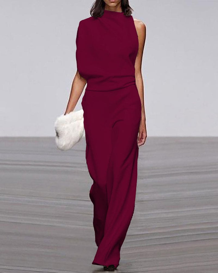 Elegant High-Neck Jumpsuit for Women