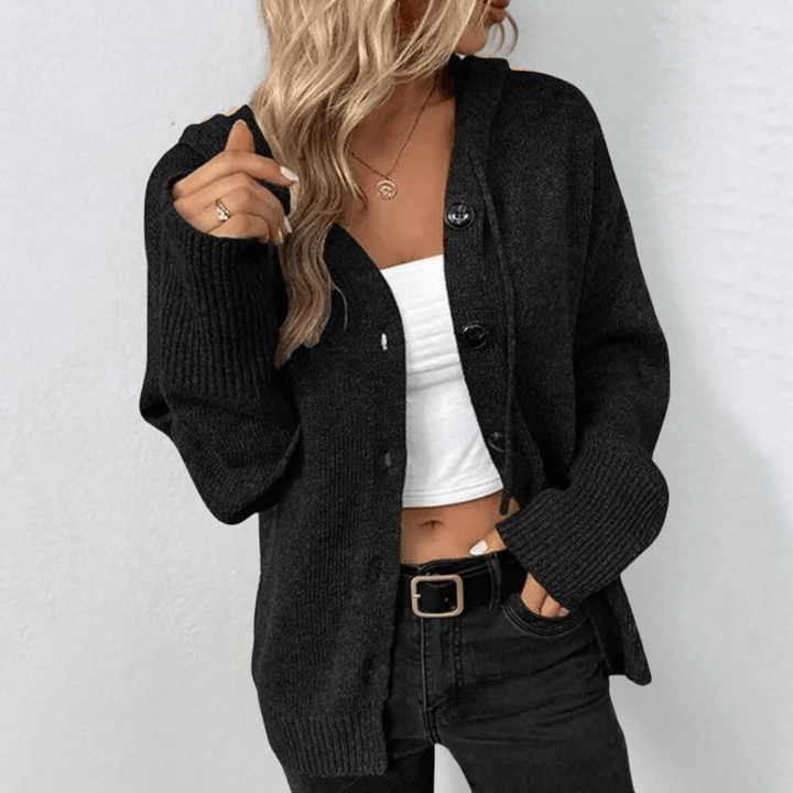 Nora | Women's Cozy Knit Cardigan with Buttons