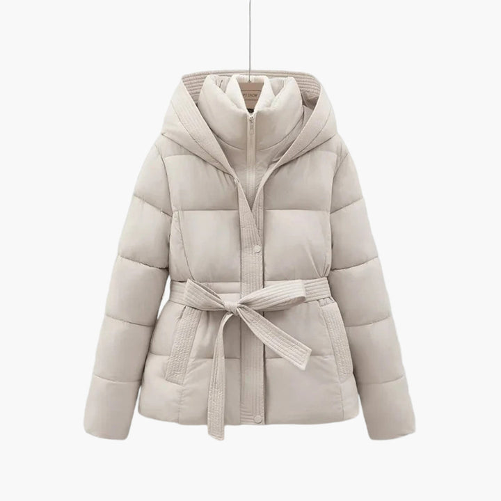 Nora | Elegant Women's Belted Winter Parka Coat