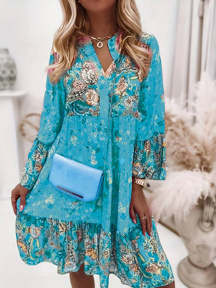 Gabriella | Chic Floral Boho Maxi Dress