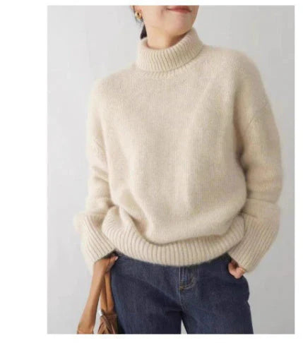 Riley | Winter-Ready Cashmere Turtleneck Sweater