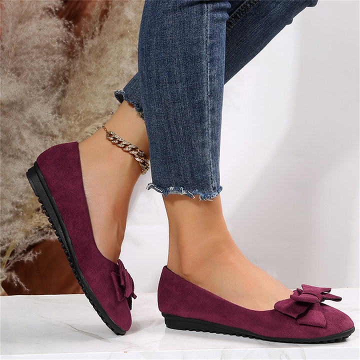 Blair | Chic Bow-Accent Slip-On Flats