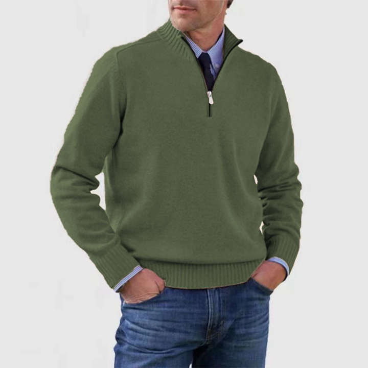 Samuel | Half-zip sweater for men