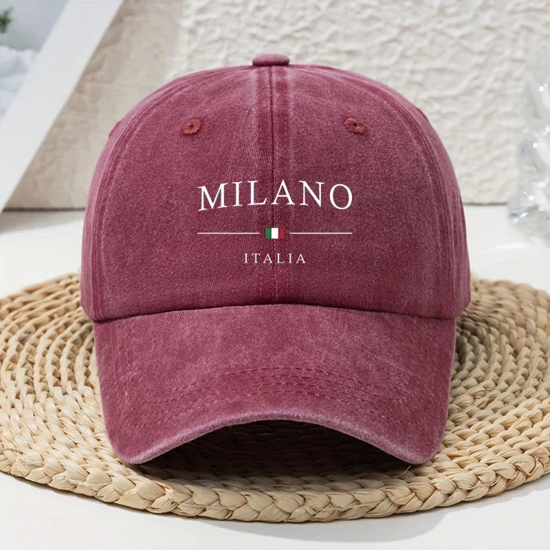 Logan | Italy Flag Milano Vintage Cap