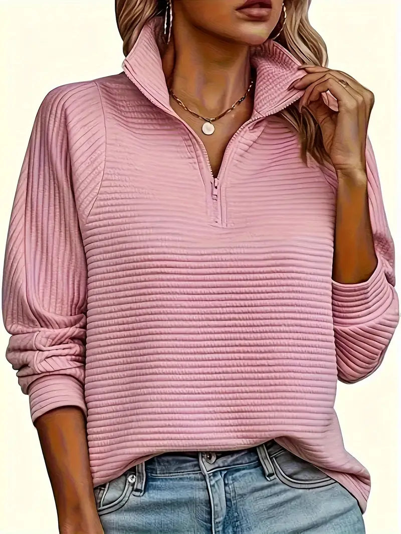Ruby | Cozy Winter Zipper Sweater for Warmth