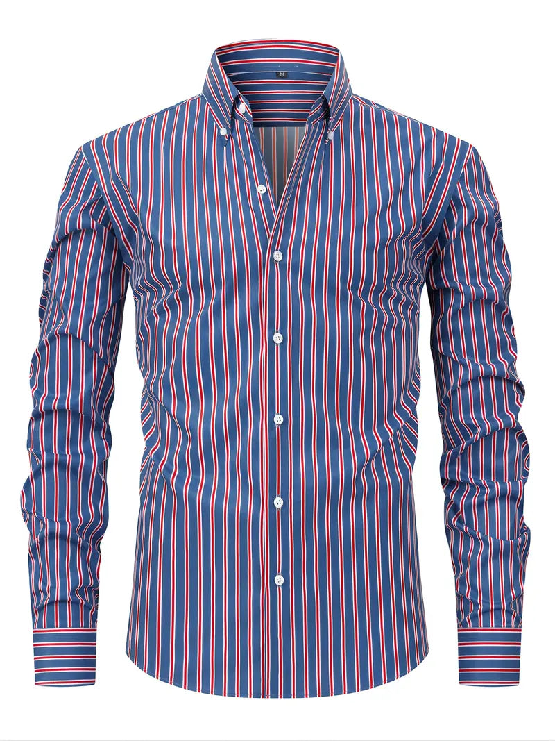 Ethan – Striped Cotton Shirt