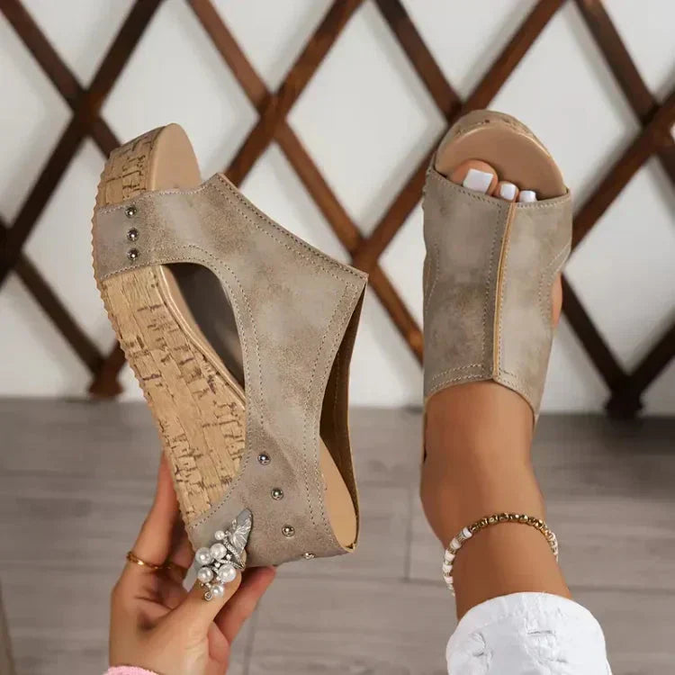 Luna | Chic Supportive Wedge Sandals for Women