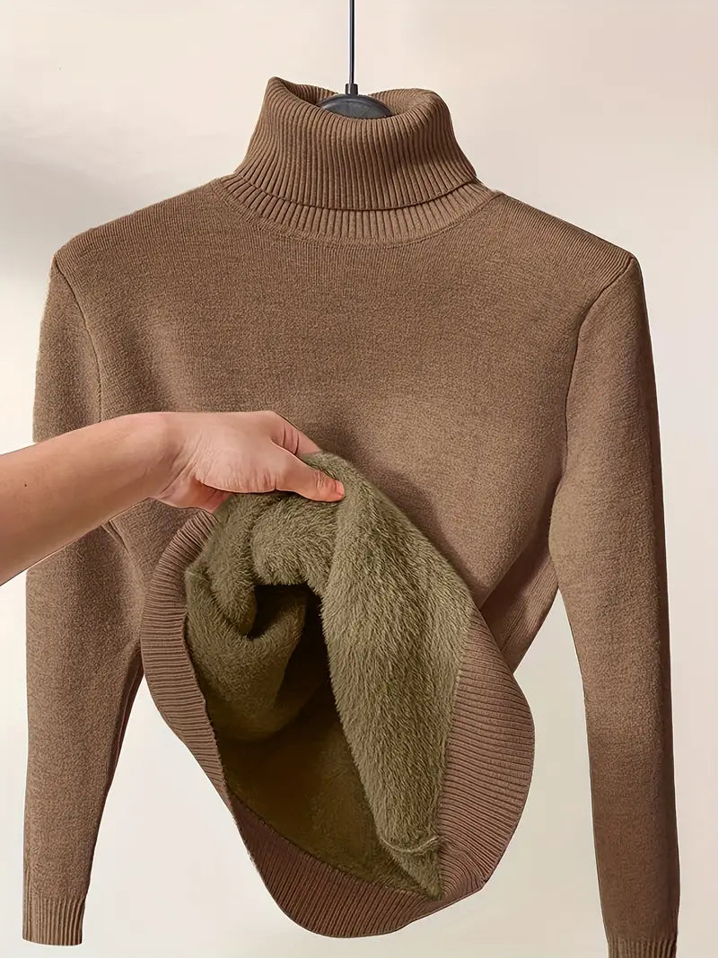 Cleo | Cozy Winter Turtleneck Sweater for Women