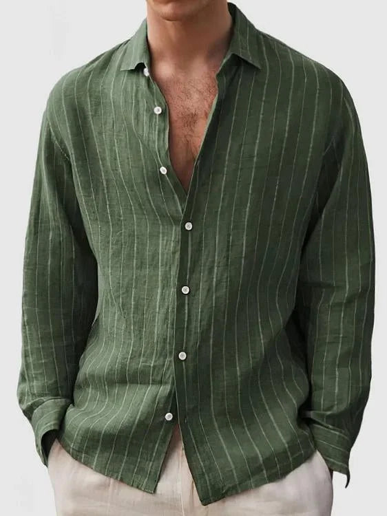 Ethan | Long sleeve henley t-shirt