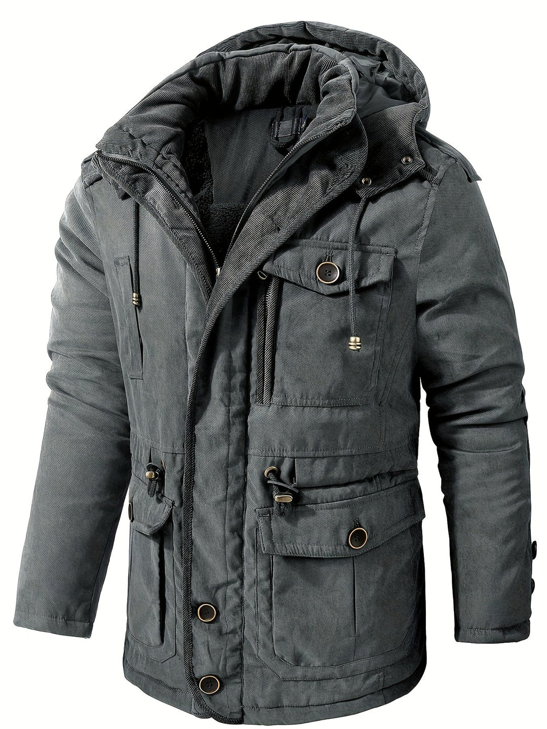 Anthony | Men's Thick Hooded Winter Jacket