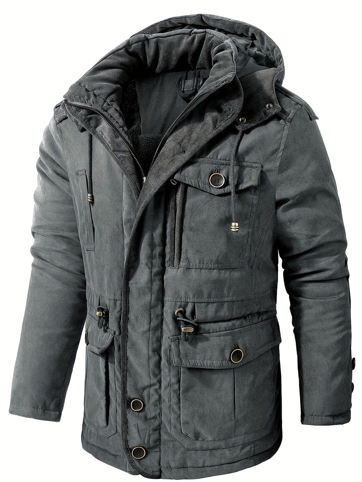 Anthony | Men's Thick Hooded Winter Jacket