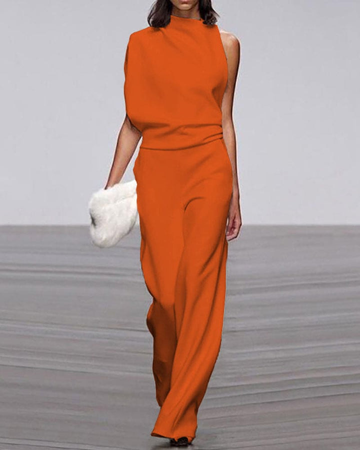 Elegant High-Neck Jumpsuit for Women