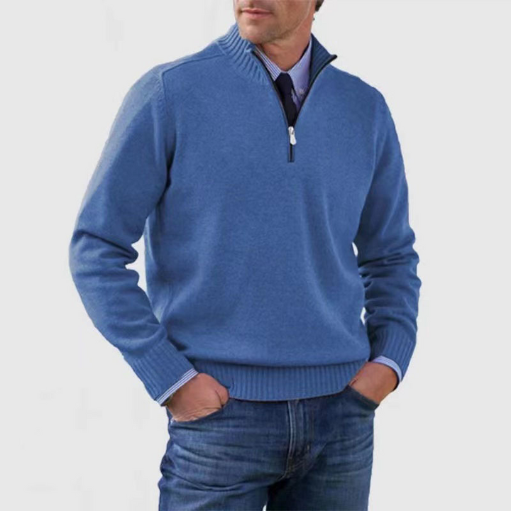 Samuel | Half-zip sweater for men