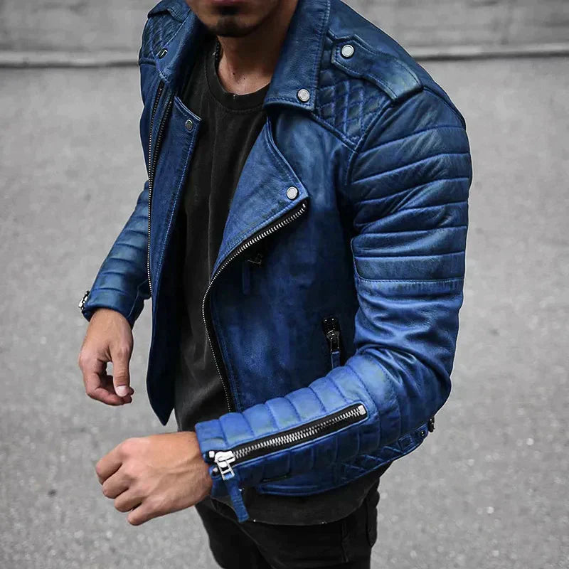 Miles | Men's Leather Jacket | Stylish Design
