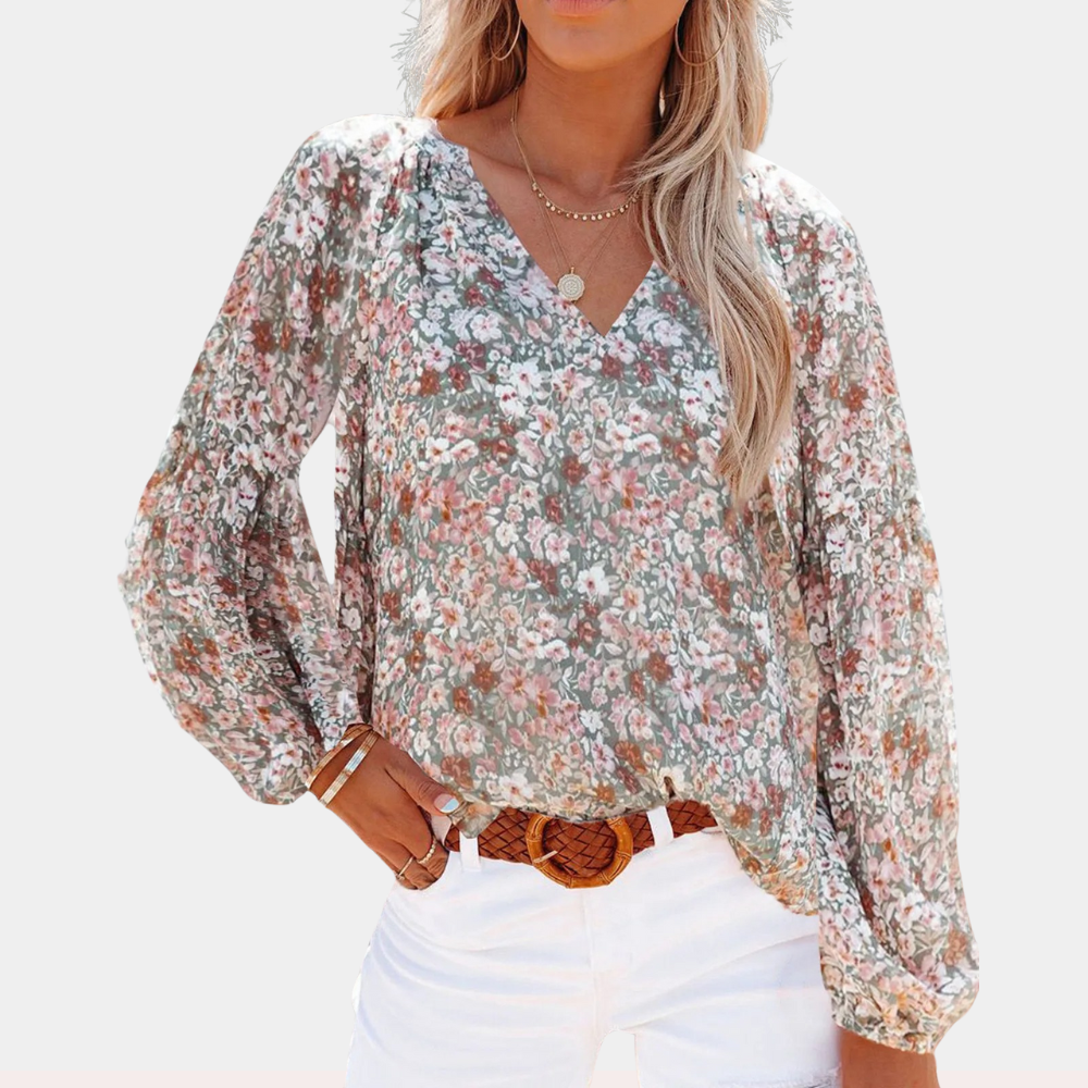 Women's Long Sleeve Blouse for Elegant Style
