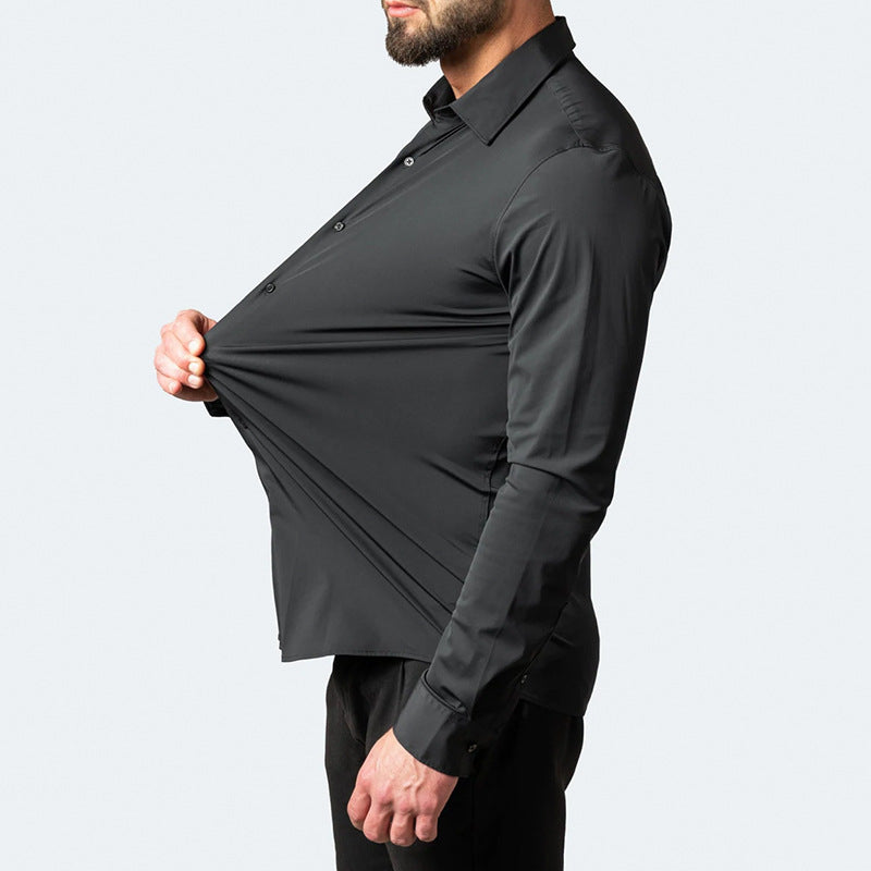 Timeless Wrinkle-Free Men's Stretch Shirt