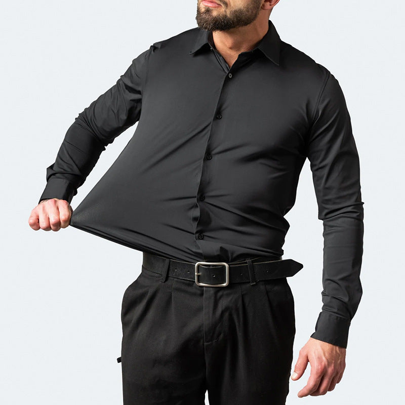 Timeless Wrinkle-Free Men's Stretch Shirt