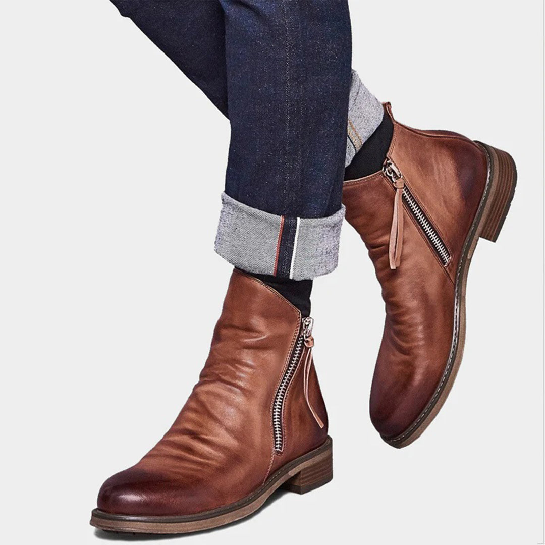 William | Elegant zipper boots for men