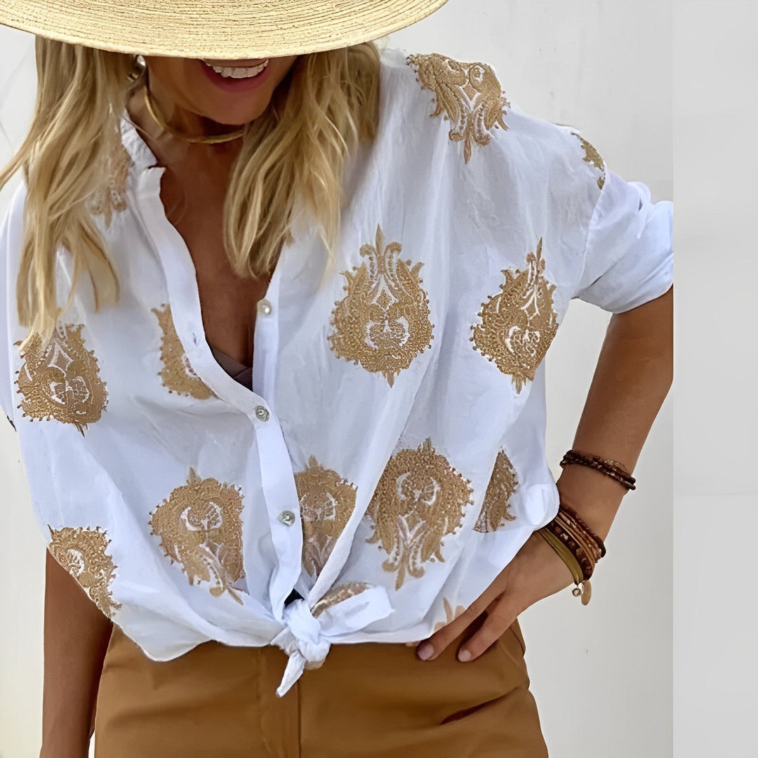 Paige | Chic Tailored Button-Up for Women