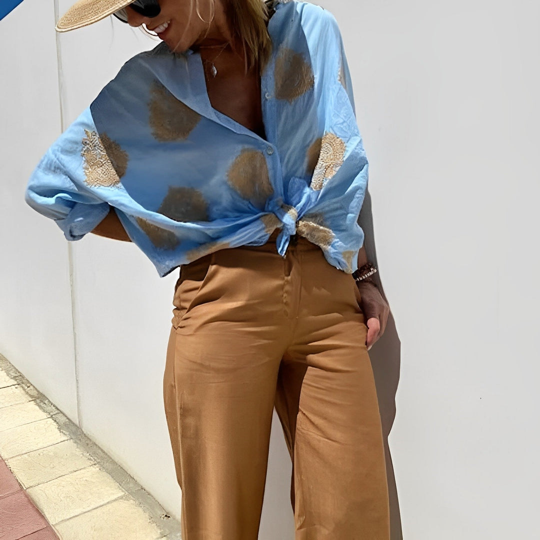 Paige | Chic Tailored Button-Up for Women