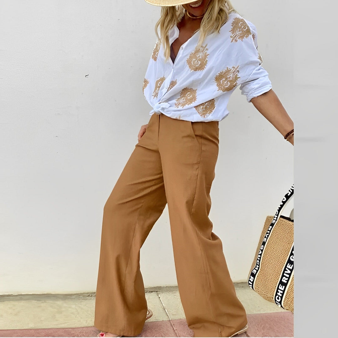 Paige | Chic Tailored Button-Up for Women
