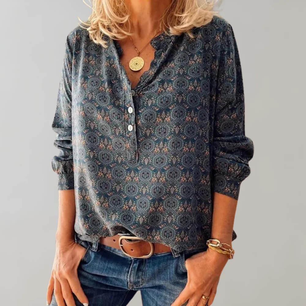 Sylvia | Retro Chic Women's Top
