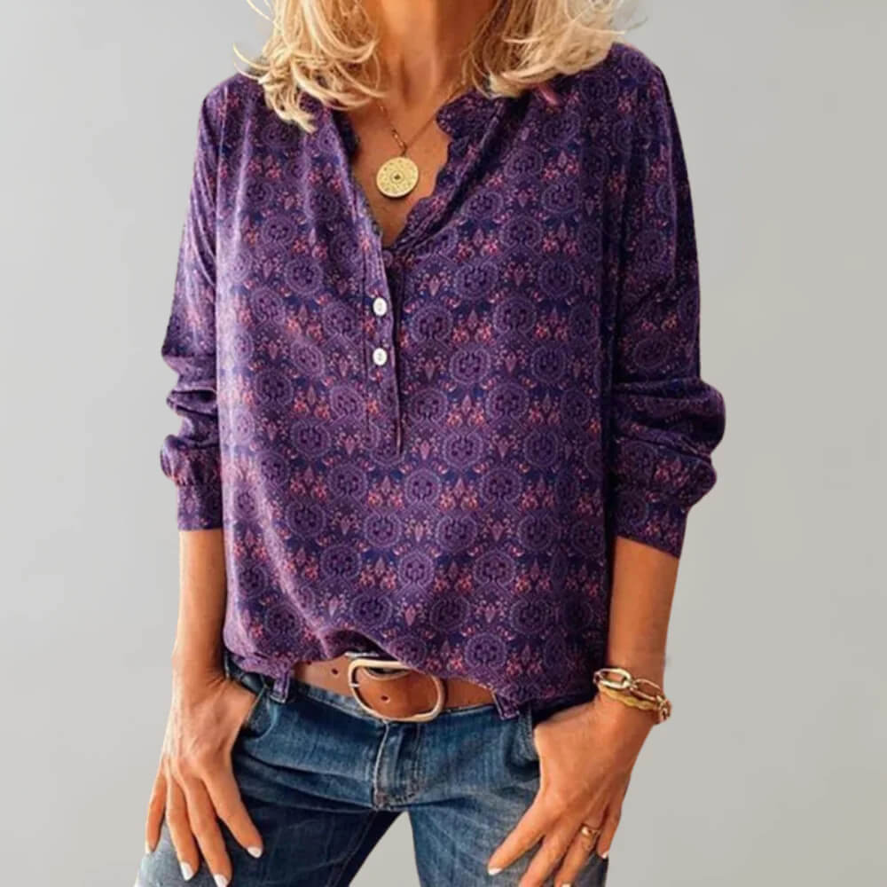 Sylvia | Retro Chic Women's Top