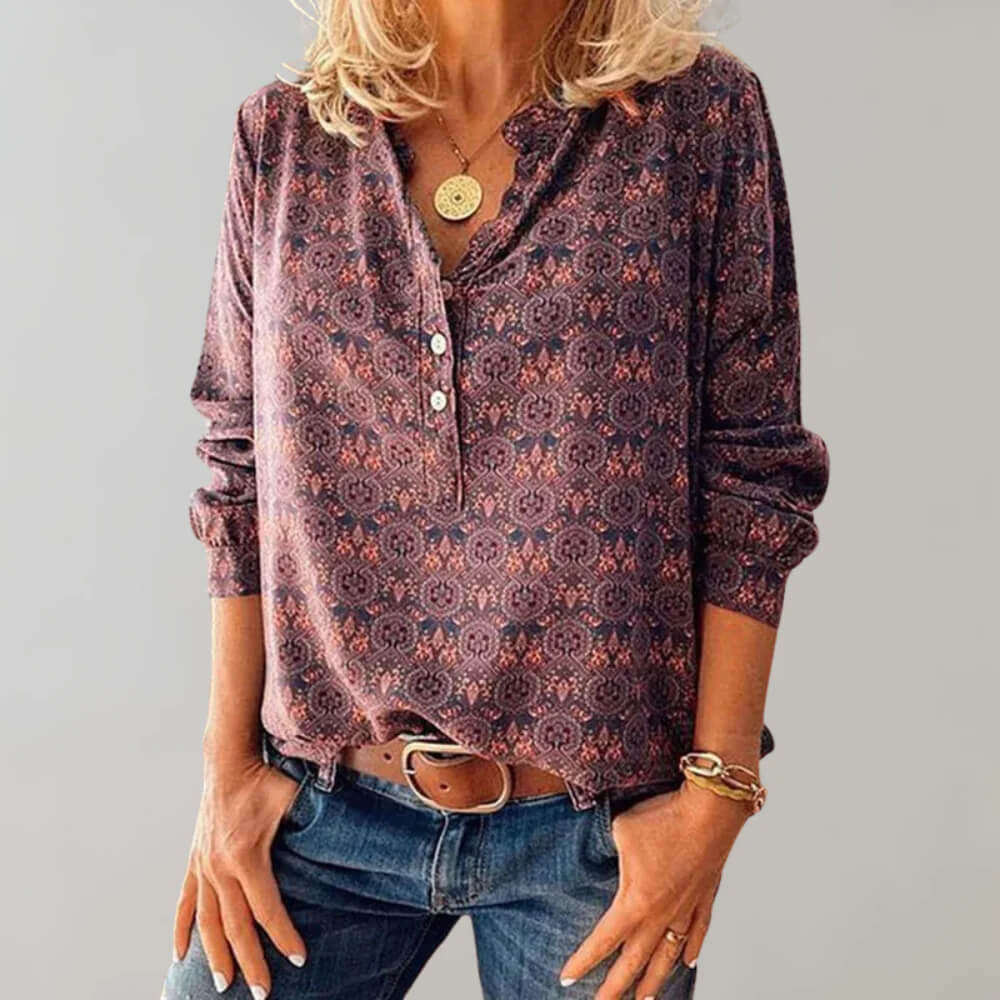 Sylvia | Retro Chic Women's Top