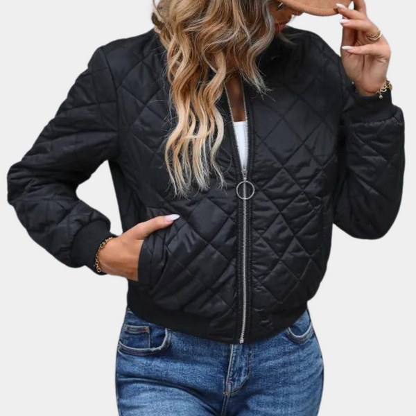 Claire | Women's Zip-Up Bomber Jacket