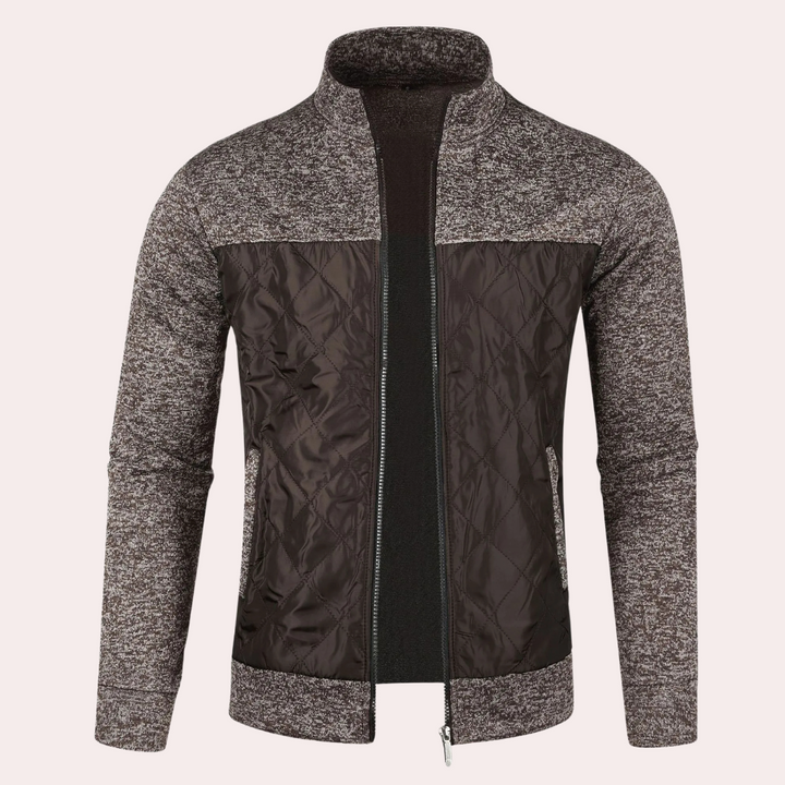Asher | Modern Zipper Cardigan for Men