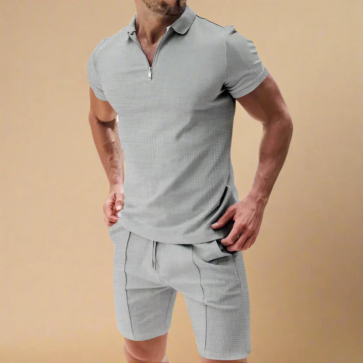 Theodore | Two Piece Summer Set for Men with Polo and Shorts