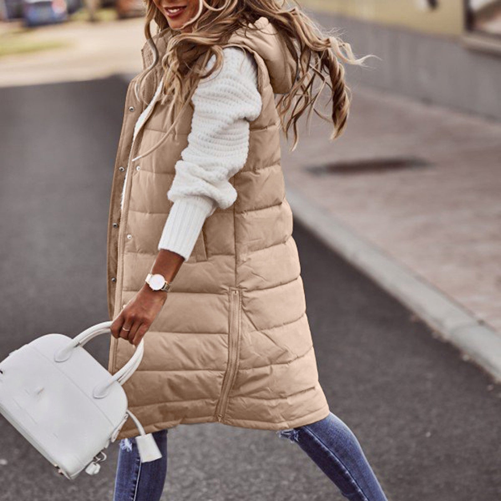 Zoey | Women's Hooded Winter Vest