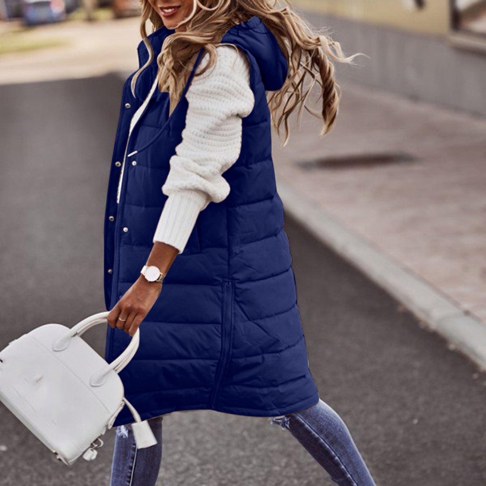 Zoey | Women's Hooded Winter Vest