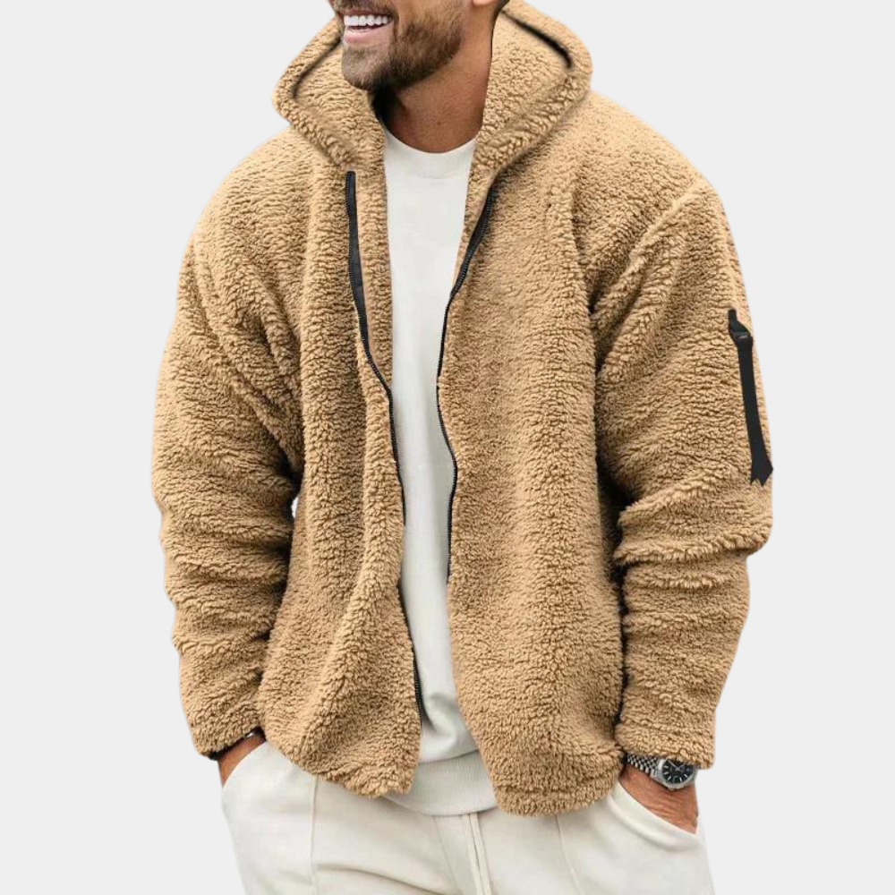 Ezra | Men's Lightweight Hooded Cardigan