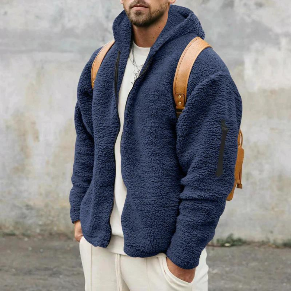 Ezra | Men's Lightweight Hooded Cardigan
