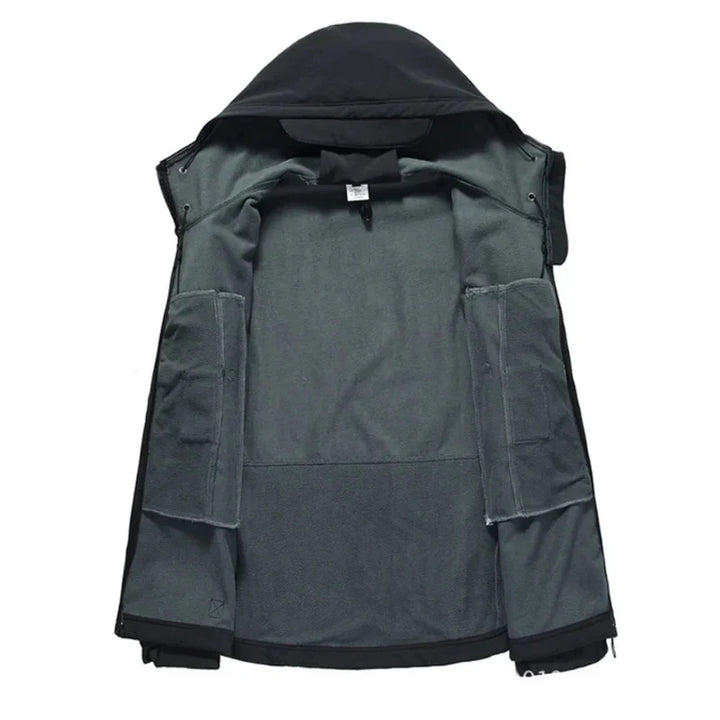 Victor | Men's Waterproof Rain Jacket with Fleece Lining for Outdoor Hiking