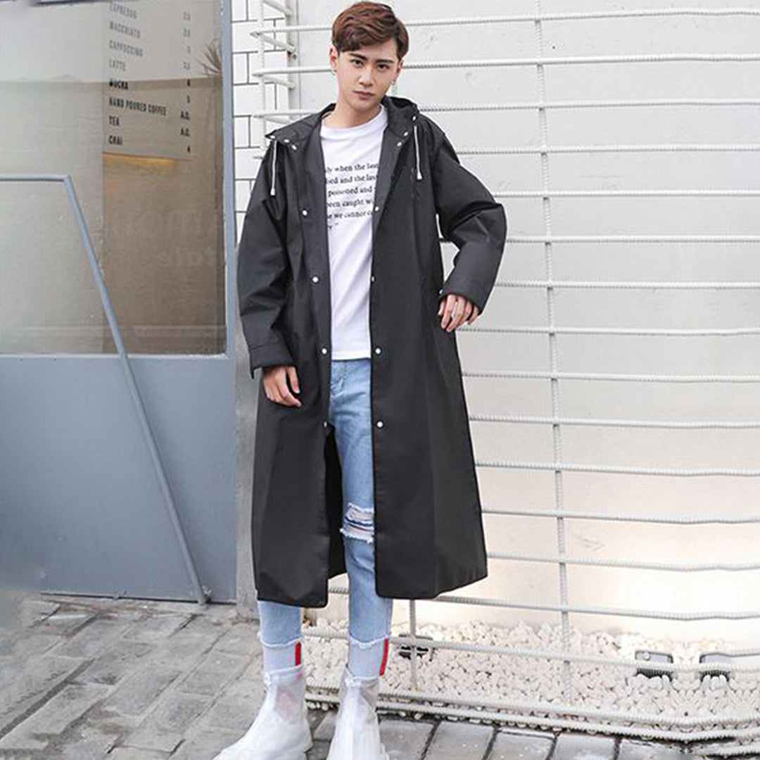 Jude | Men's Waterproof Rain Jacket with Hood | Ideal for Wet Weather