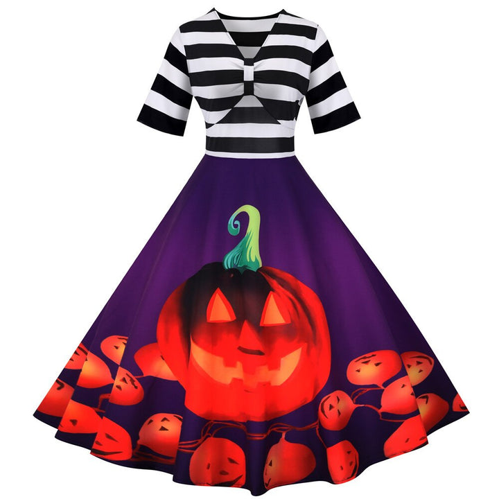Pumpkin Print Halloween Costume | Midi