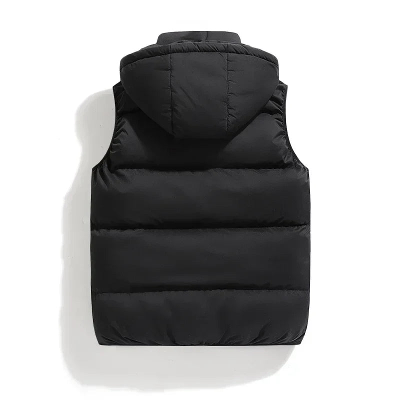 Caleb | Men's Gilet with Detachable Hood