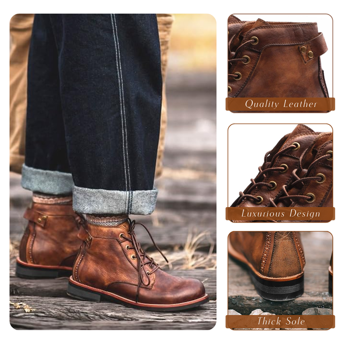 William | Men's Classic Leather Boots
